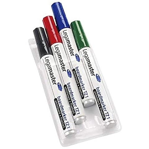 Legamaster 7-110094 TZ 1 markery do tablic, zestaw 4 sztuk, różne kolory