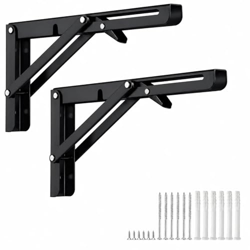 Équerre pliante pour établi et table murale rabattable gain de place