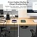 Invisible Under-Desk Wireless Charger-Sleek, Compatible All Phone, Self-Charging Surface, Invisible Wireless Charger Under Desk for Office & Home, Fast Charging Space-Saving (1pcs)