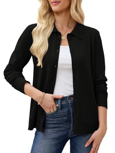 Image of Heymoments Womens Lightweight Cardigan Sweaters Fall Outfits