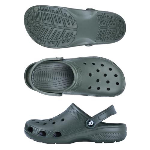 Image of DOCTOR EXTRA SOFT Men's Classic Casual Clogs /Sandals with Adjustable Back Strap for Adult | Comfortable & Light Weight | Stylish & Anti-Skid | Waterproof & Daily Mules for Gents & Boys D-501