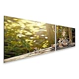 Set panoramico 160 x 40 cm (2 pezzi, 80 x 40 cm) – I nostri esclusivi quadri da parete sono disponibili in molti formati e motivi. Basta inserire 