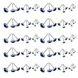 Variedad de tamaños prácticos: Disponibles en múltiples dimensiones para adaptarse a juguetes tejidos, muñecos de crochet y peluches, estos ojos de cristal facilitan la selección adecuada para lograr proporciones precisas y detalles auténticos