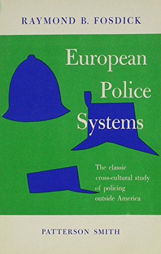 European Police Systems 0875859100 Book Cover