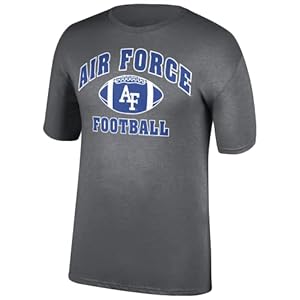 Top of the World NCAA Air Force Falcons Football T-Shirt, Dark Heather, Size Large