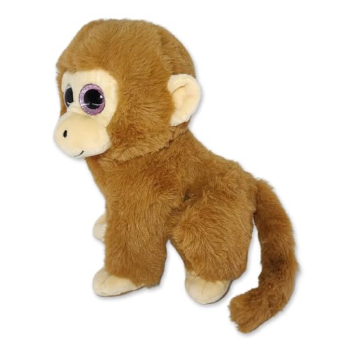 Macaco de Pelúcia Fizzy Toys FC2808 Marrom Claro Cacau