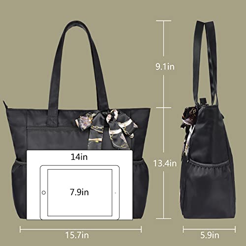 CLOUDMUSIC Shoulder Tote Bag For Nurses Teachers Work Gym Travel Beach Women With Large Capacity Waterproof 5