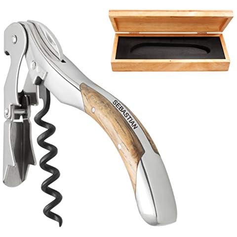 Pulltex Sommeliermesser Toledo Oak Handle Eichen-Holz Cover