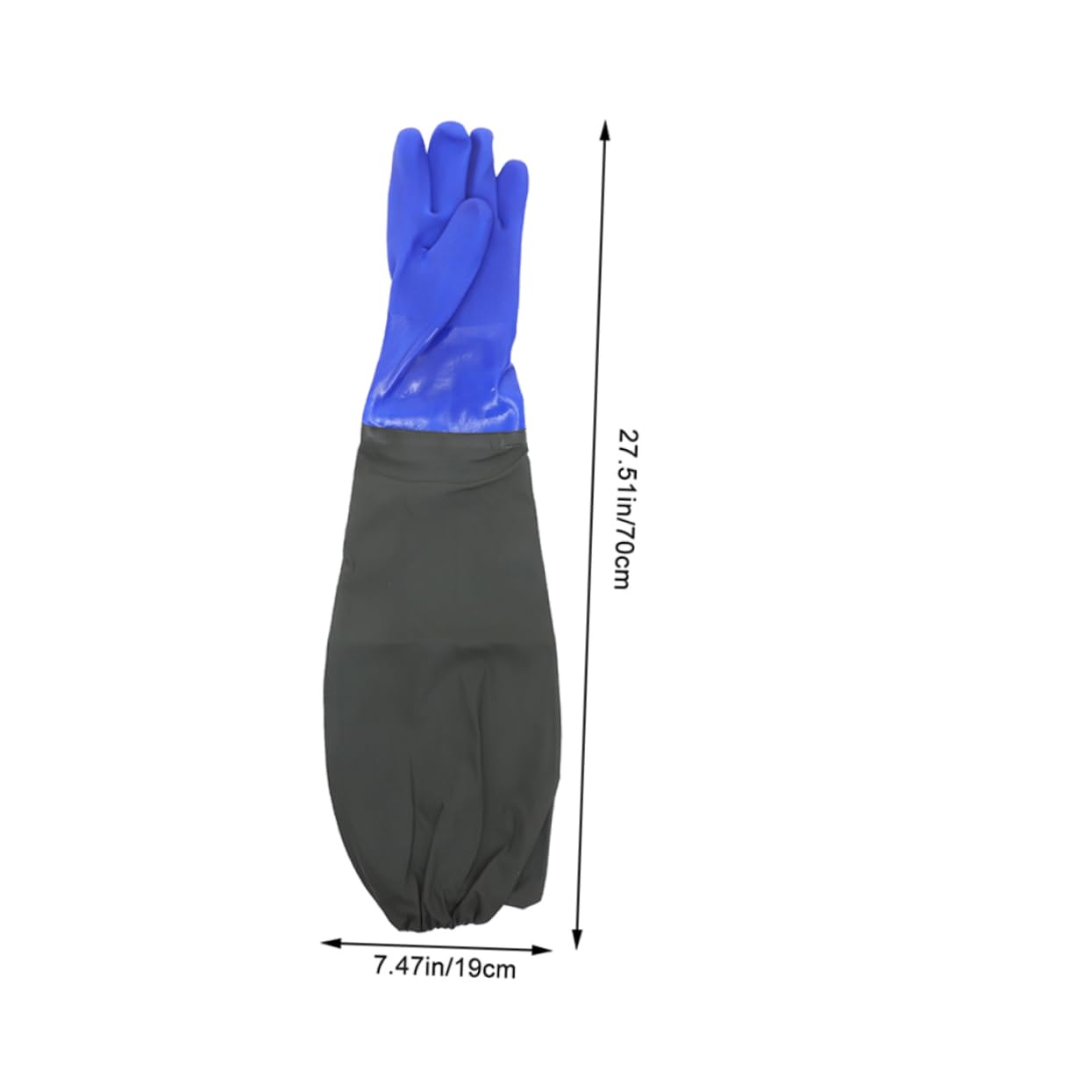 Guantes de Goma Impermeables Codo 2 Pares de Guantes Largos para Lavar Limpieza de Cocina para Protección del Brazo