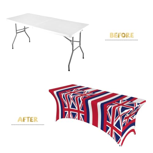 Housse de table extensible hawaienne élasthanne 1m80 EdWal - 5