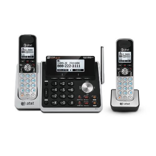 AT&T TL88102 + (1) TL88002 2 Handset Cordless Phone (2 Line) DECT 6.0