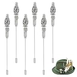 [Large application] --Cette broche peut être portée avec des chapeaux, cols de costume, foulards, revers et broches en relief à faire soi-même, s'adaptant facilement à des occasions telles que les trajets domicile-travail, fêtes et mariages, améliorant l'harmonie de l'ensemble