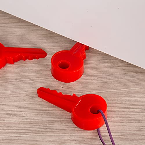 Devglo 3Pcs Rubber Cute Door Stopper Wedge Security Decorative Door Jam Holder Samll Cartoon Key Style Funny Childproof Floor Carpet Door Stopper #TOP4