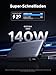 UGREEN Nexode Power Bank 145W Max 25000mAh externer Akku mit 3 Anschlüsse USB C Powerbank mit Digitales Display, kompatibel mit MacBook Pro/Air, iPhone 17 Pro Max/Pro/16/15, Galaxy S25 Ultra, Dell