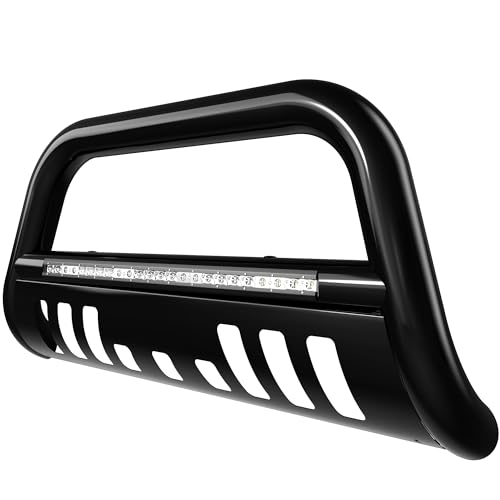 YITAMOTOR Bull Bar with LED Light Bar Compatible for 09-18 Dodge RAM 1500/2019-2023 RAM 1500 Classic(Exl Rebel Sport) 3