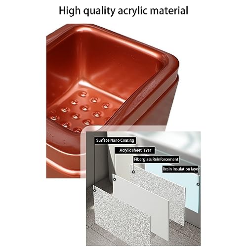Bañera de Acrílico para Masaje de Pies Tipo B 55x45x33cm miniatura 6