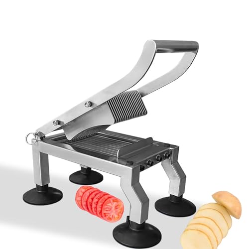 Cortador manual de verduras con ventosas miniatura 1
