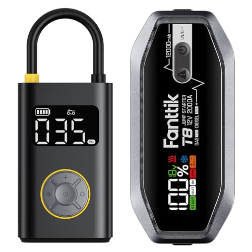 Fanttik X9 Pro Tire Inflator & T8 Jump Starter