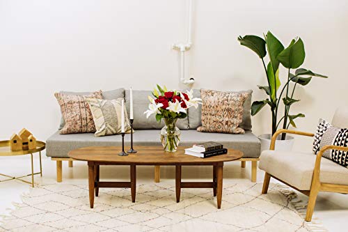 Benchmark Bouquets Red Roses And White Lilies, With Vase (Fresh Cut Flowers) #TOP3