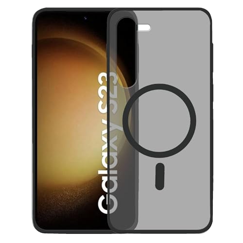 Image of amazon basics Luxury Paper Thin Case Cover for Samsung Galaxy S23 5G | Matte Finish | Compatible with magsafe | (Black, Samsung Galaxy S23 5G)