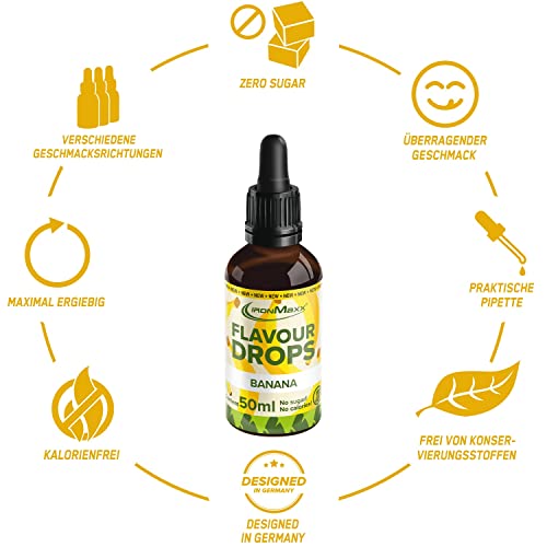 IronMaxx Flavour Drops in Pipetten-Flasche, Geschmack Kokosnuss, 50 ml (1er Pack) – Bild 5