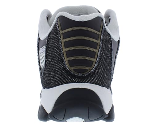 Image of K-Swiss Men's ST329 CMF Sneaker, Wide Tennis Walking Shoes Leather Upper | Court Inspired, Tennis Heritage, Comfort Soft Cushioning, Arch Support,Wide Feet fit, Chunky Silhouette, Classic Style.