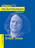 Königs Erläuterungen und Materialien, Bd.462, Simple Storys - Ingo Schulze, Stefan Munaretto 