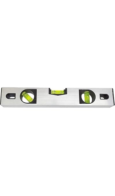 Cyber Instruments 12-inch Magnetic Carpenter's Spirit Level (Silver)