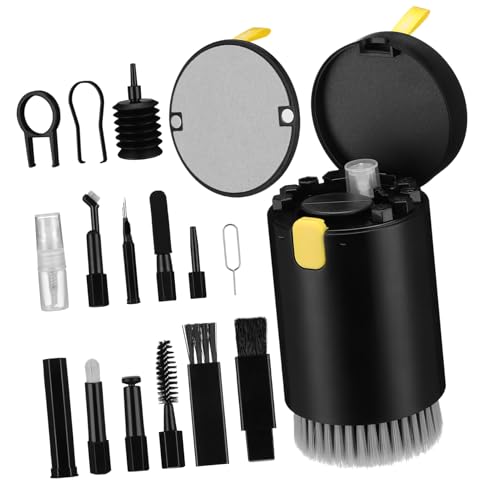 Lurrose 1 Set Electronic Device Cleaning Kit for Keyboards Earbuds and Camera Lenses Comprehensive Gentle Cleaning Tools Portable Case for Use