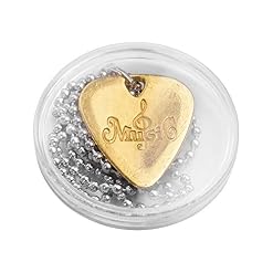 ABchat Metal Guitar Pick Necklace Zinc Alloy 1.2mm Thickness with Ball Chain (Color : Gold) - Les Beatles, Paul McCartney, John Lennon, RIngo Starr, George Harrison ABchat Metal Guitar Pick Necklace Zinc Alloy 1.2mm Thickness with Ball Chain (Color : Gold) – Image 6
