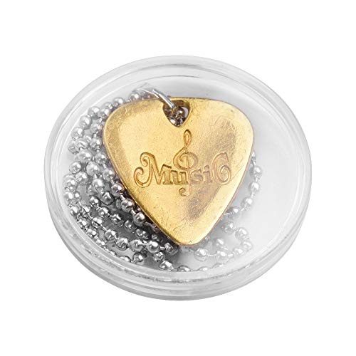 ABchat Metal Guitar Pick Necklace Zinc Alloy 1.2mm Thickness with Ball Chain (Color : Gold) - Les Beatles, Paul McCartney, John Lennon, RIngo Starr, George Harrison ABchat Metal Guitar Pick Necklace Zinc Alloy 1.2mm Thickness with Ball Chain (Color : Gold) – Image 7