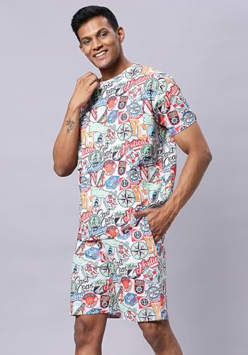 Image of Wear Your Opinion Coord Set for Men T-Shirt & Short Nightwear Set | Night Suit, Beachwear, Laungewear