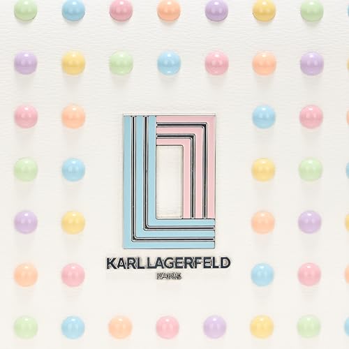 Image of KARL LAGERFELD Women's Simone Studded Satchel Crossbody