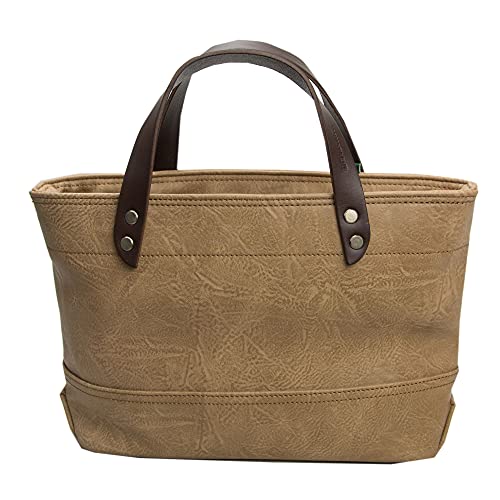 [ムスタッシュ] トートバッグ メンズ 小さめ b5 メンズ手提げバッグ ミニトートバッグ 合皮 VYE-4809 ベージュ