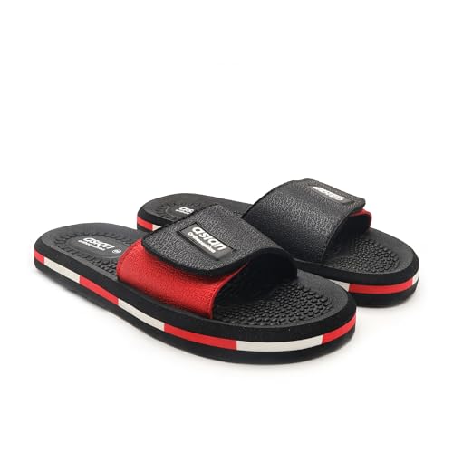 Image of ASIAN Men's AFG-707 EVA Ortho Slippers | Orthocushion Pain Relief Slides with Soft Strap | Lightweight Slides for Daily Use