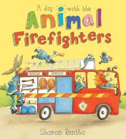 Hardcover A Day with the Animal Firefighters Book