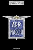  Composition Notebook: Aermacchi Distressed Image Biker Motorcycles Notebook