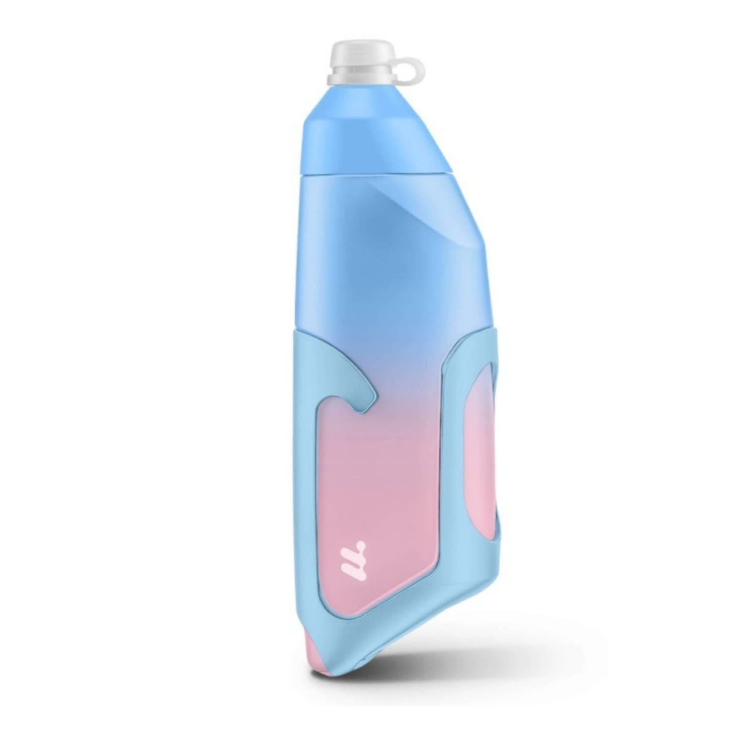 Lightweight Bike Water Bottle Food-Grade Cycling Water Bottle Squeezable Leakproof for Cyclists, Road Riders, Athletes, Training, Blue Pink Gradient-image-35