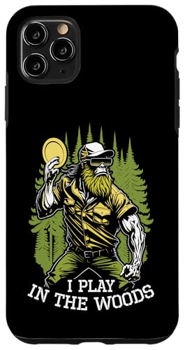 �ʔ����f�B�X�N�S���t�v���[���[ Bigfoot I Play In The Woods �X�}�z�P�[�X iPhone 11 Pro Max �p
