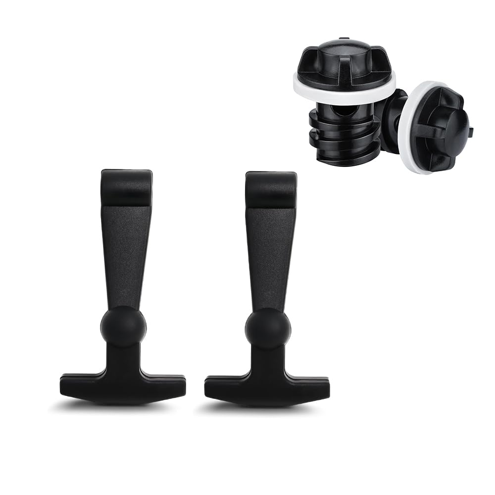 Cooler Latches and Cooler plugs Replacement for Yeti,4-Pack of Replacement Lid Latches,Drain Plug Compatible with Yeti & RTIC Coolers