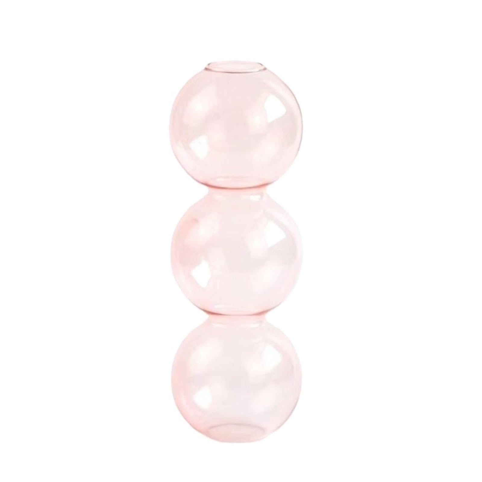 2Pcs Glass Vase Simple Creative Hydroponic Flower Pot Funny Modern Spherical For Home