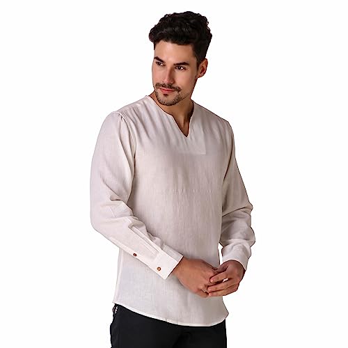 Image of rytras Men's Cotton Straight Fit Straight Kurta