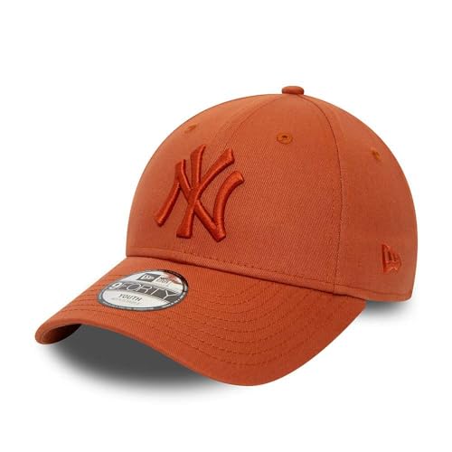 New Era 9Forty - Berretto per bambini New York Yankees, colore: Terracotta, Nero , 4-6 Anni
