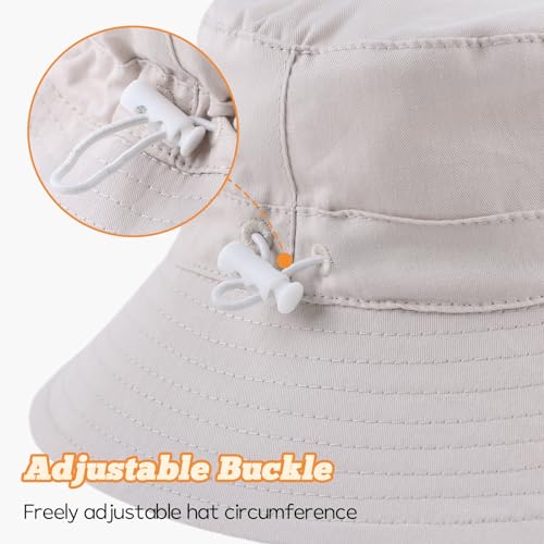 Bamery Baby Toddler Girls Bucket Hat Newborn Sun Hats for Boys Classic Infant Summer UV Protection Hats Kids Beach Cap4