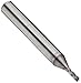 Melin Tool C Cobalt Steel Square Nose End Mill, Weldon Shank, TiCN Monolayer Finish, Non-Center Cutting, 30 Deg Helix, 4 Flutes, 4" Overall Length, 1" Cutting Diameter, 0.625" Shank Diameter