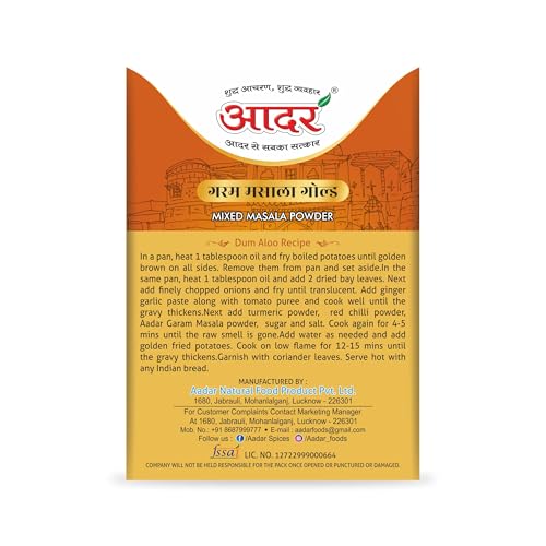 Image of Aadar Garam Masala 50g (Pack 2) for Tasty Food
