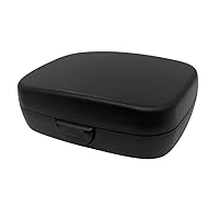 Vista 1 de Portable Storage Carrying Case for All Brand Hearing Aid Amplifier/PSAP/BTE/ITE/ITC/CIC/RIC/RITE (Black)