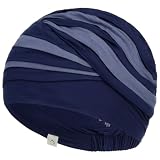 Christine Headwear Soft Bamboo Shanti Turban, Dark Blue/Light Lilac Turbante, One Size De Las Mujeres