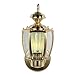 Design House 501486 Jackson Traditional 1-Light Outdoor/Indoor Wall Light with Clear Glass for Porch Entryway Patio, Solid Brass