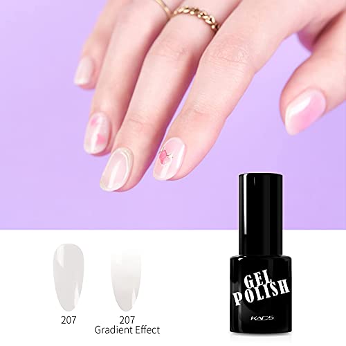 KADS Nagellackpolitur Milchweiß Milchschwarz Gel UV 9,5 ml Gelee Gel Transparent Weiß Nagellack Gel Nagelkunst… – Bild 5
